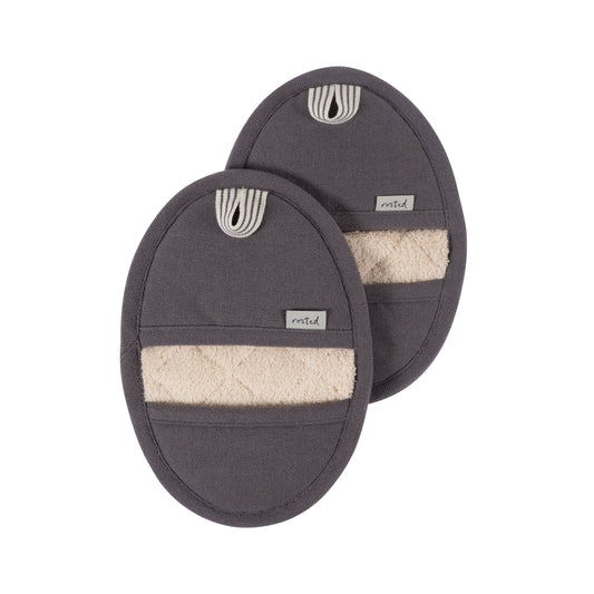 KAF Home Rooted Sustainable Pot Grabbers, Set Of 2
