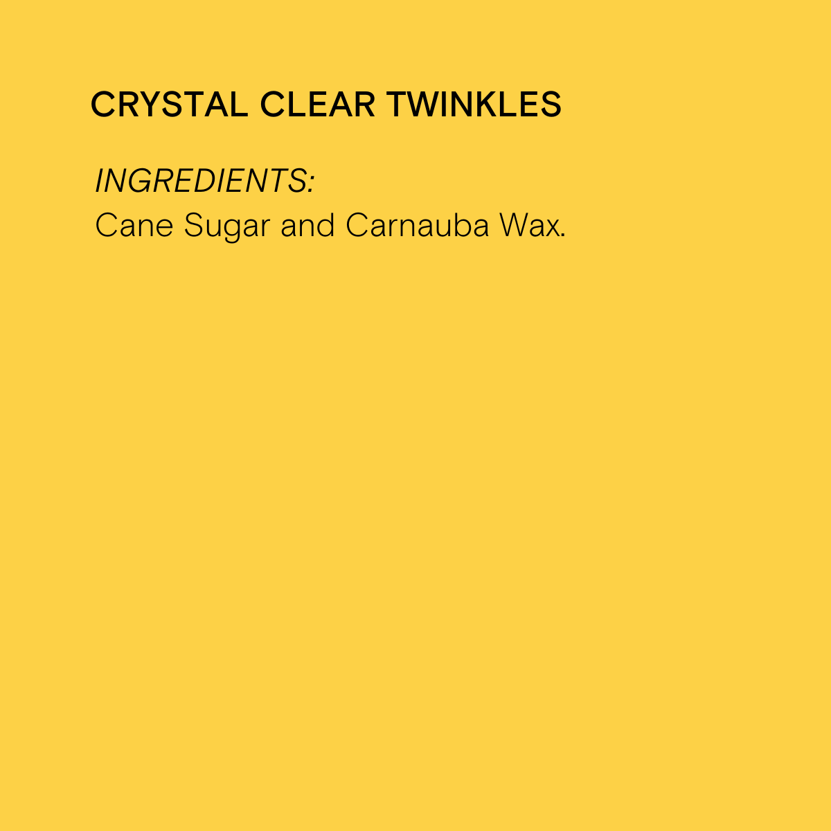 Supernatural - Twinkles Sanding Sugar: Crystal Clear