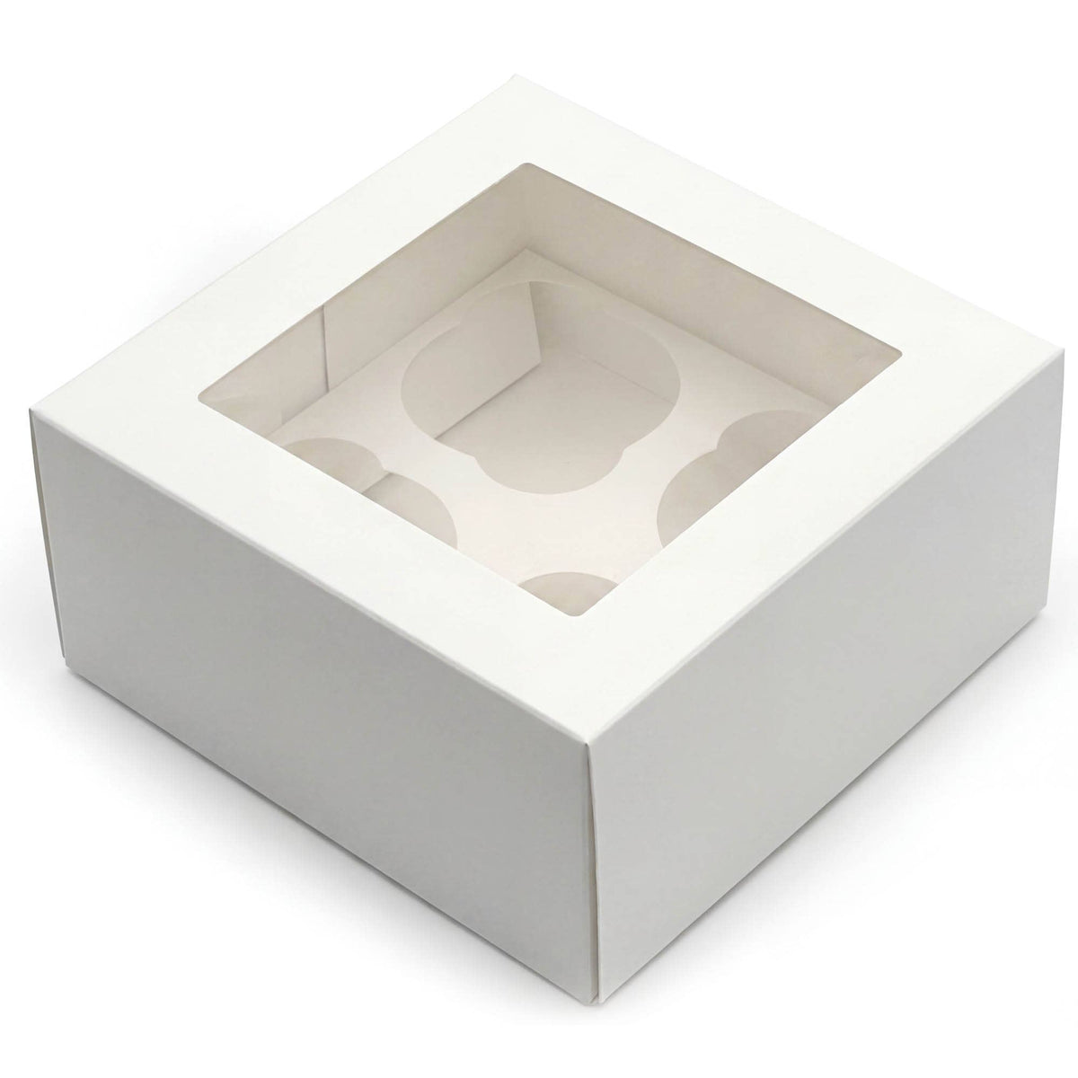 HIC - Harold Import Co. - Treat Boxes with Removable Cupcake Inserts, Set of 4