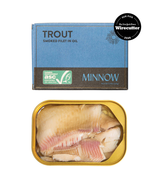 Minnow Smoked Trout Filets, 3.9oz