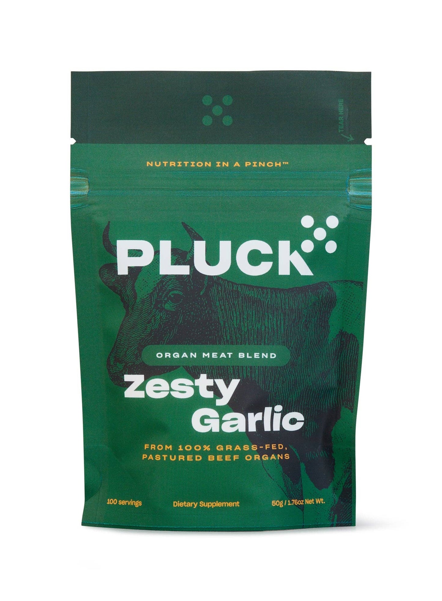Pluck Zesty Garlic Organ-Based Seasoning