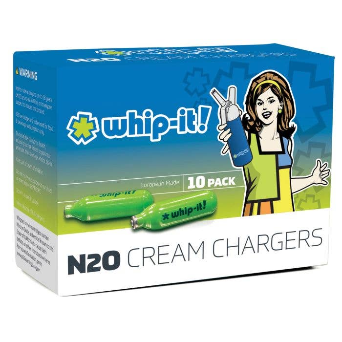 HIC - Harold Import Co. - Whip It N2O Cream Charger, Pack Of 10