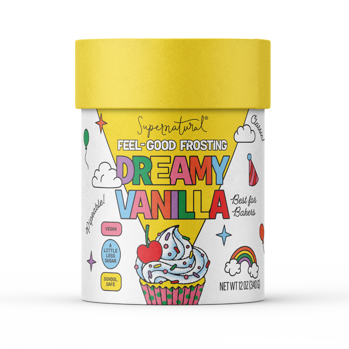 Supernatural NEW! Dreamy Vanilla Tubbed Frosting