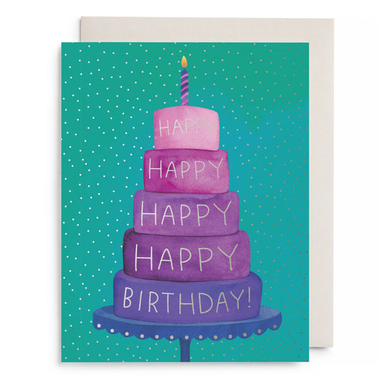 E. Frances Paper - Birthday Layer Cake Greeting Card