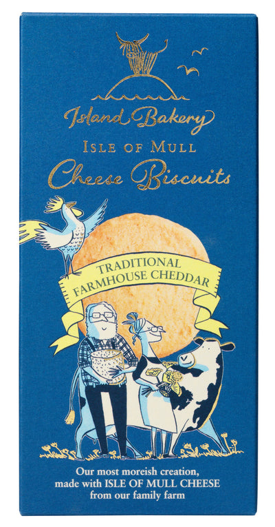 Island Bakery Isle of Mull Cheese Biscuits Traditional Farmhouse Cheddar