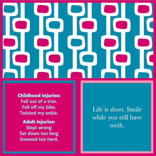 Life Is Short Cocktail Napkin