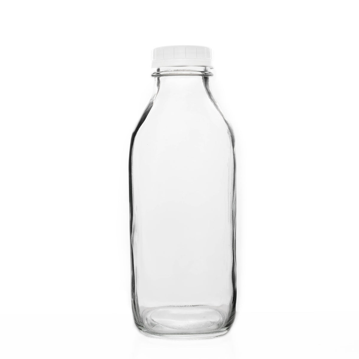 Fox Run Brands - Fox Run Classic Glass Milk Bottle With Lid, 32 oz or 1 Quart