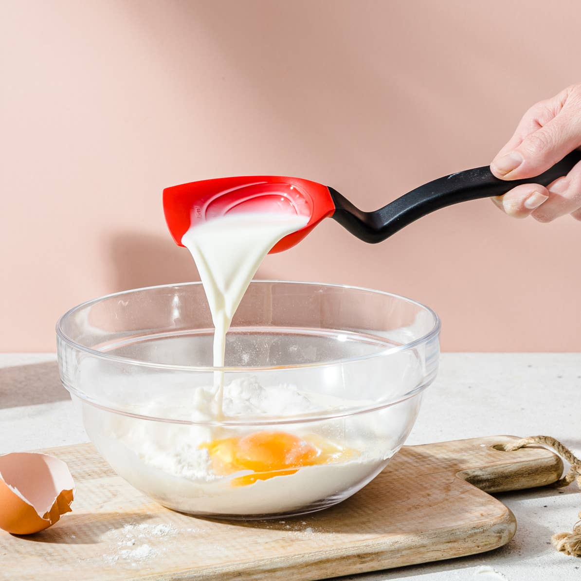 Dreamfarm - Supoon® - Silicone Cooking Spoon Scrapes Pans Clean - CDU