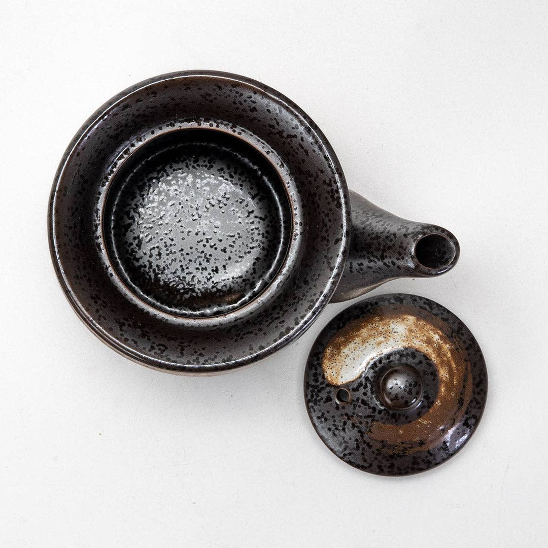 Urban Tokyo - Soy Sauce Dispenser 9 fl oz Bottle Reactive Glazed Black Brown Design JP (1/60)