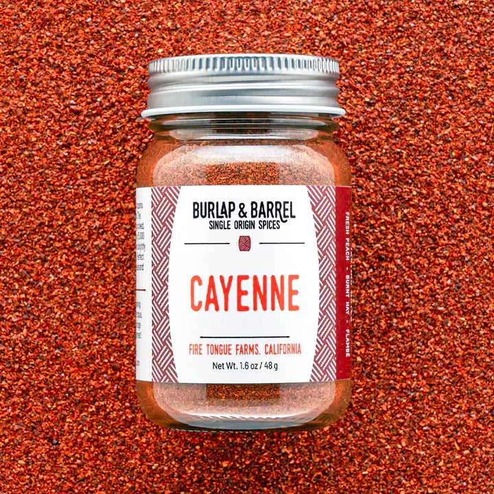 Burlap & Barrel - Cayenne Powder - Single Origin Spice & Seasoning