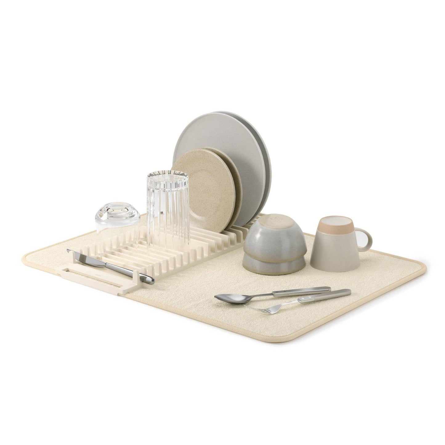 UDry Dish Rack with Drying Mat