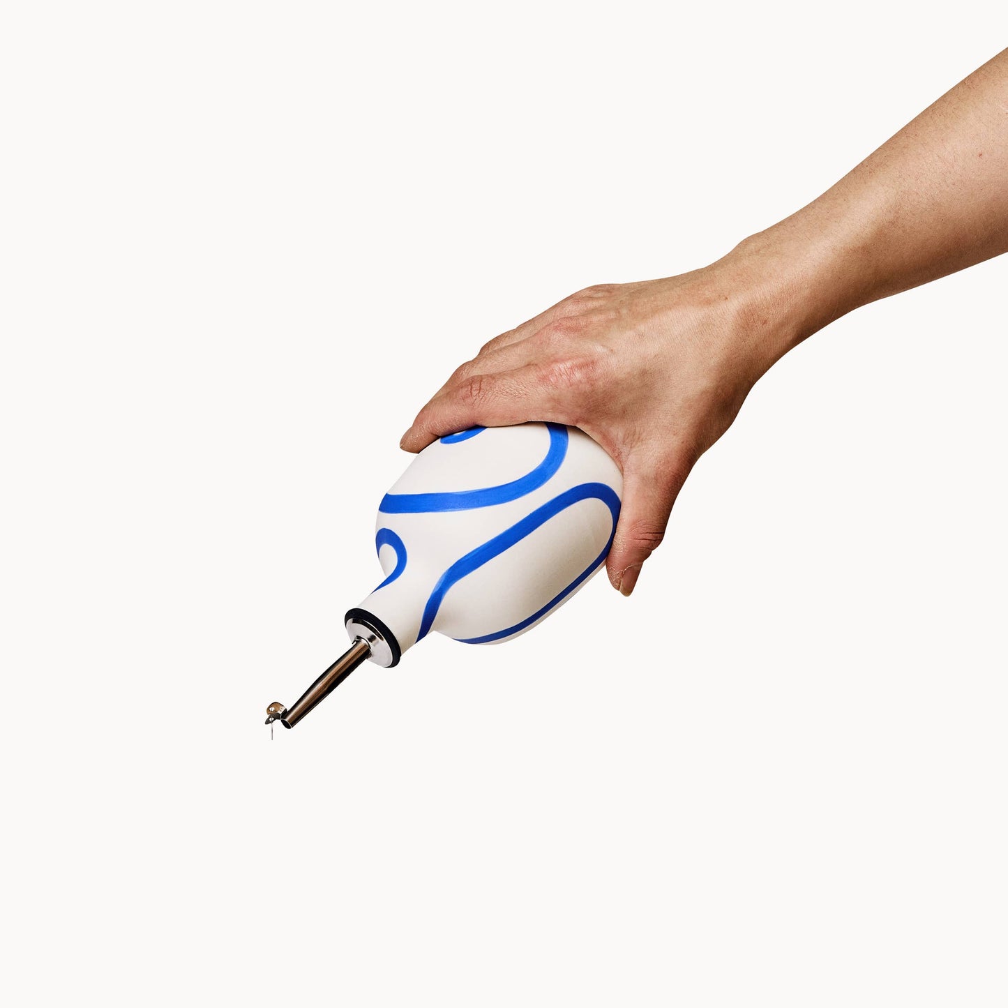 Franca - Oil / Vinegar Cruets - Cobalt Outline