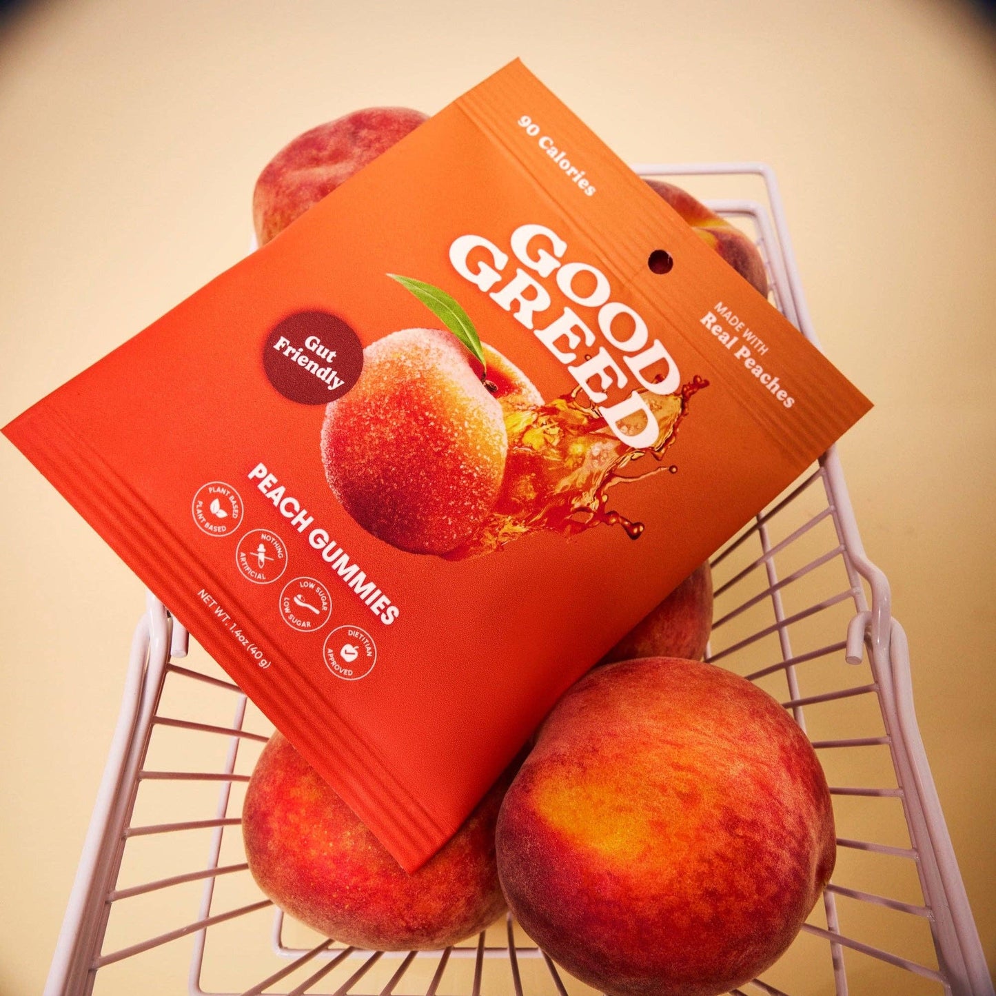 Good Greed - Good Greed Peach Gummy Candy (6 Pack)