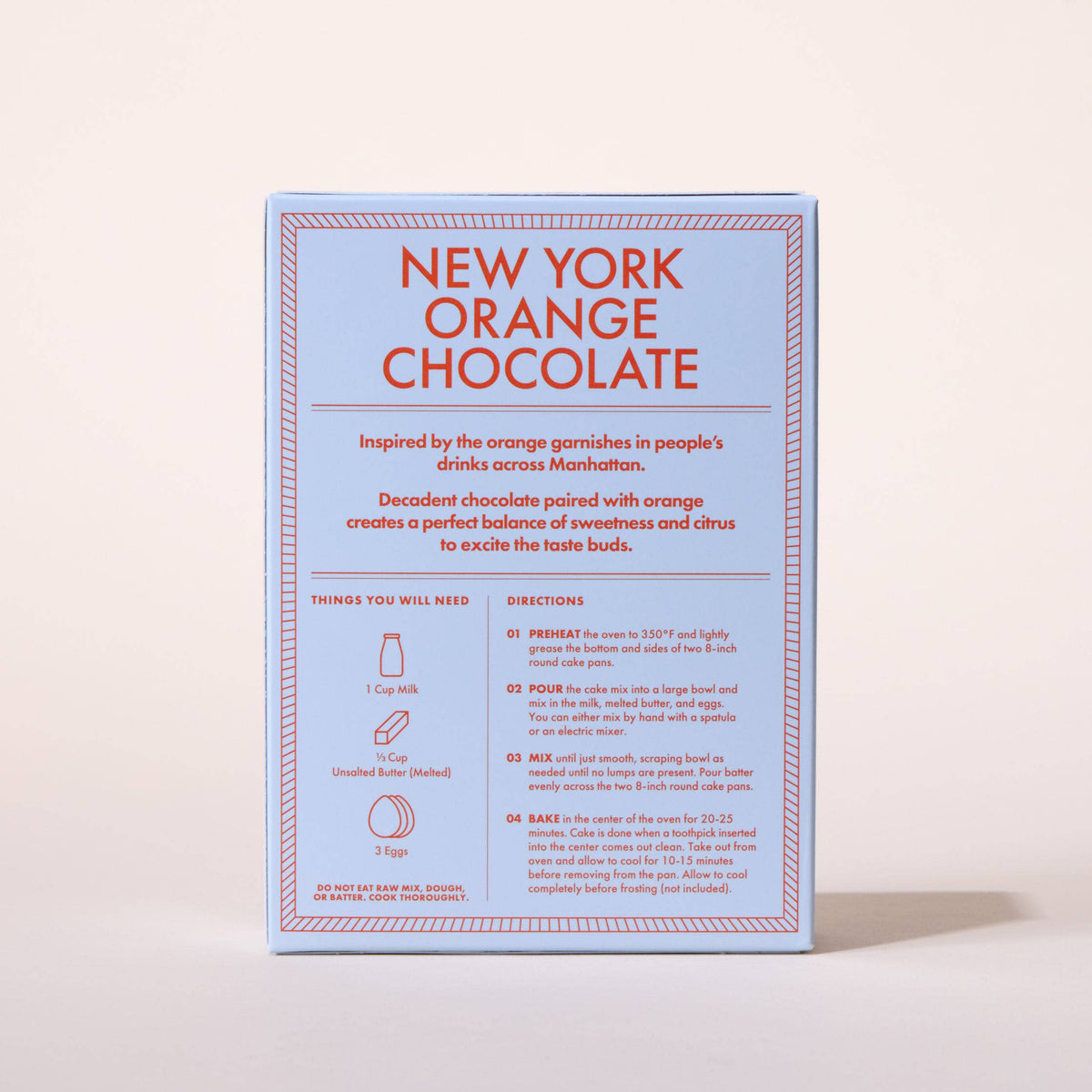 BAKE AWAY NY Orange Chocolate Cake Mix