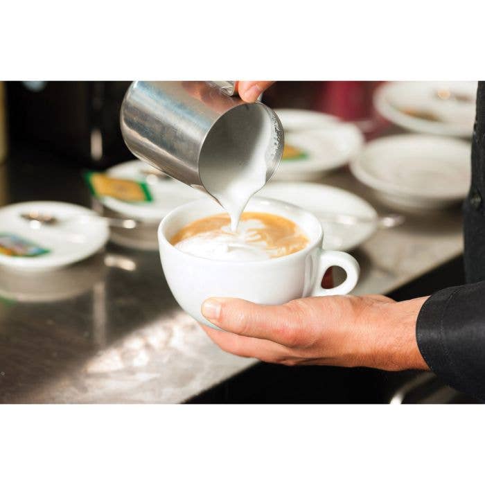 Fino Stainless Steel Frothing Pitcher, 12oz