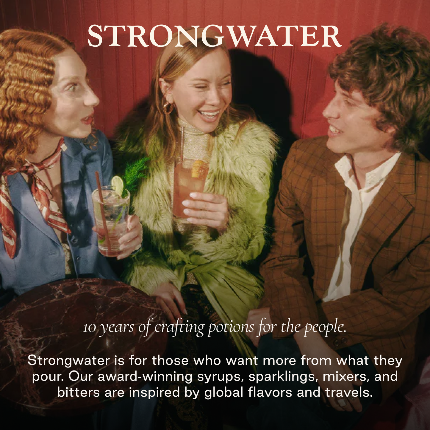Strongwater Sparkling NA Margarita Mocktail, 4 Pack