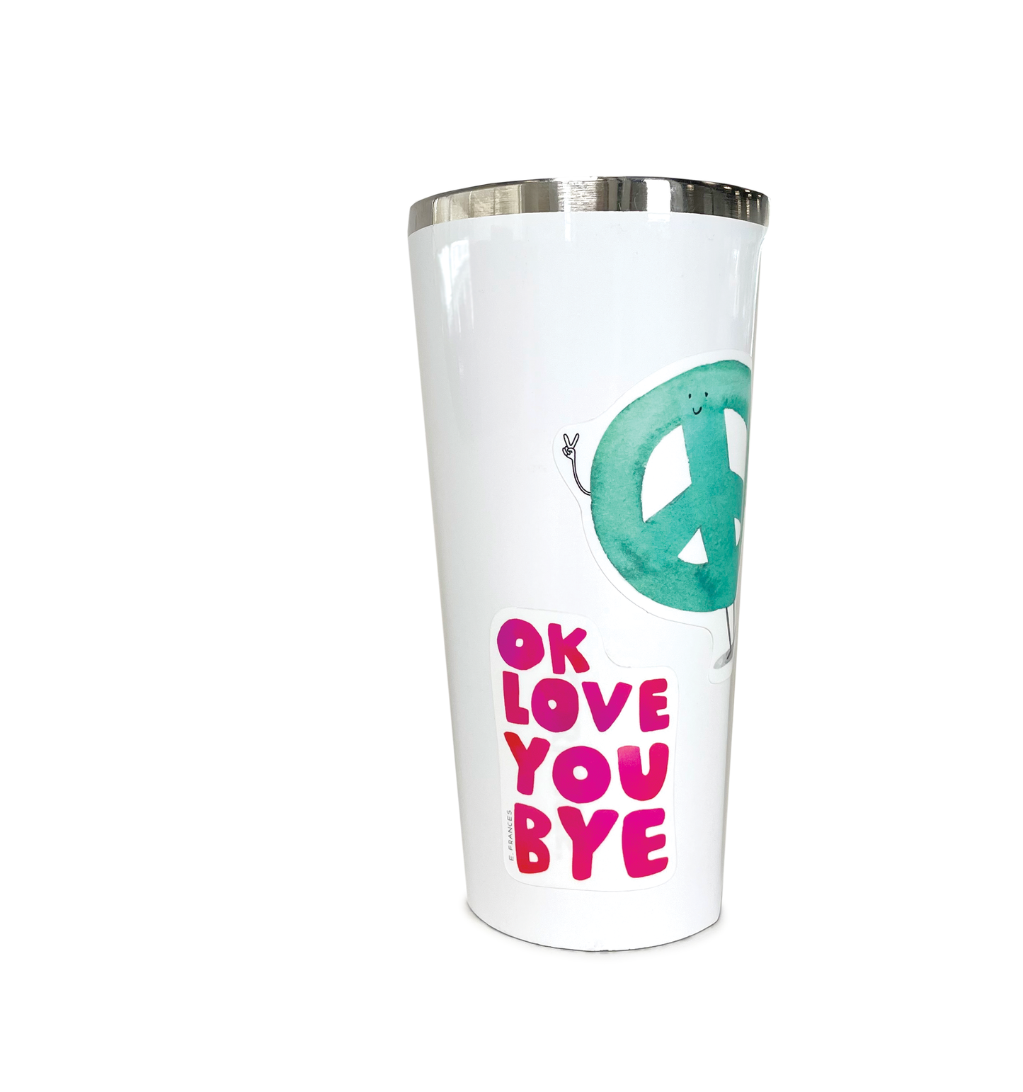 E. Frances Paper Pickleball Sticker