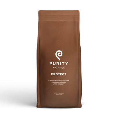 Purity Coffee Organic Mold Free PROTECT Medium Roast Whole Bean Coffee, 5lb