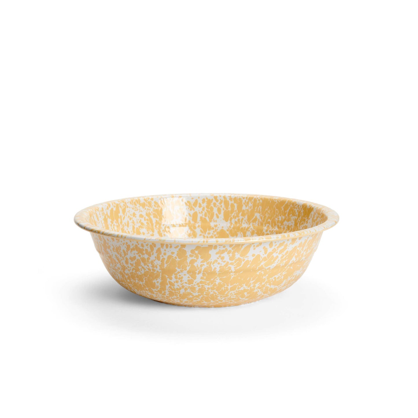 Crow Canyon Home Splatterware Enamelware Small Basin 4 qt, 12.25"