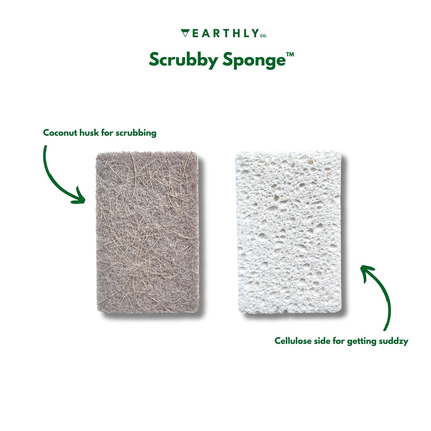 Port-Style Enterprises Inc. - Earthly CO Scrubby Sponges 8/PK