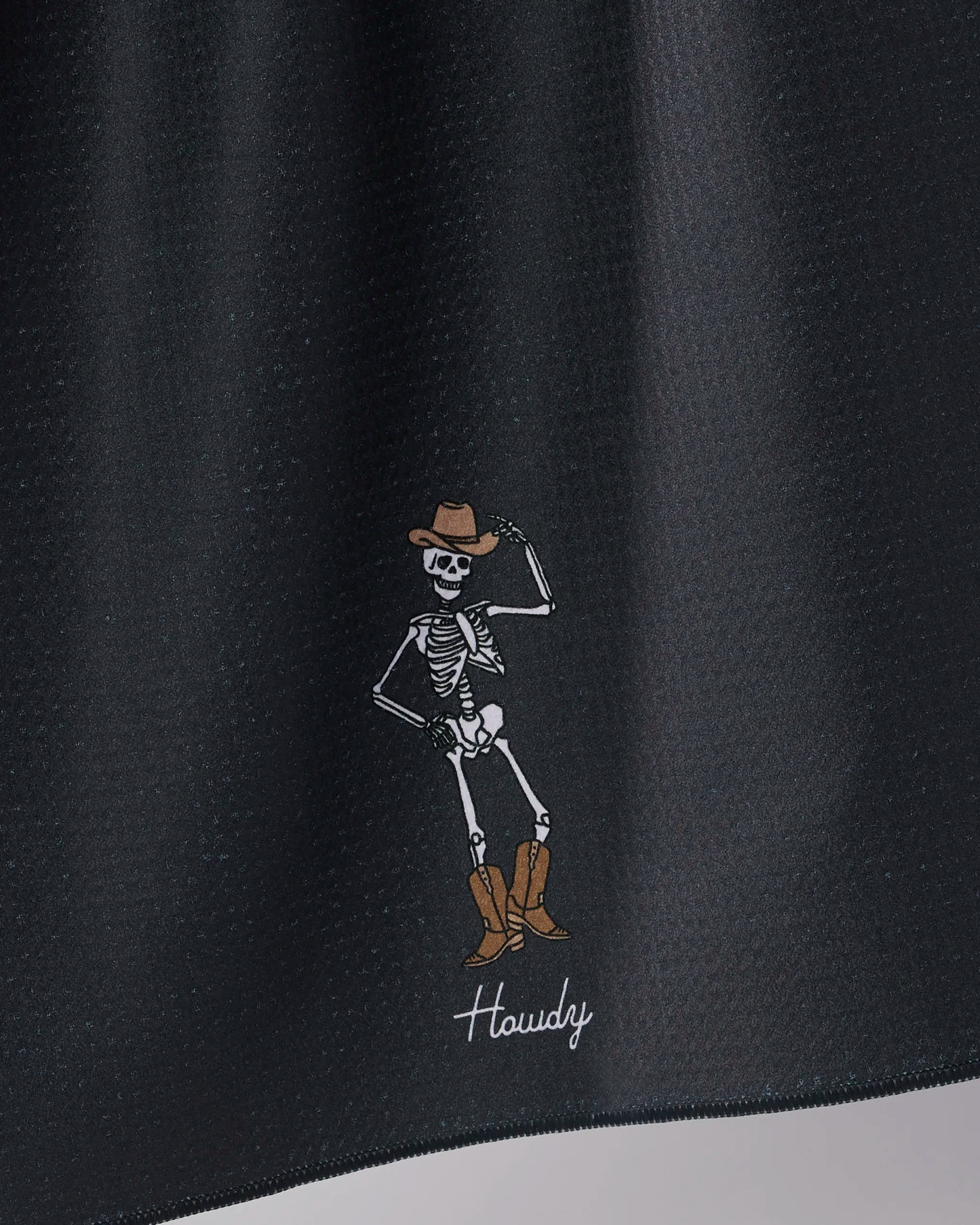 Geometry - Howdy Cassondra Black Tea Towel