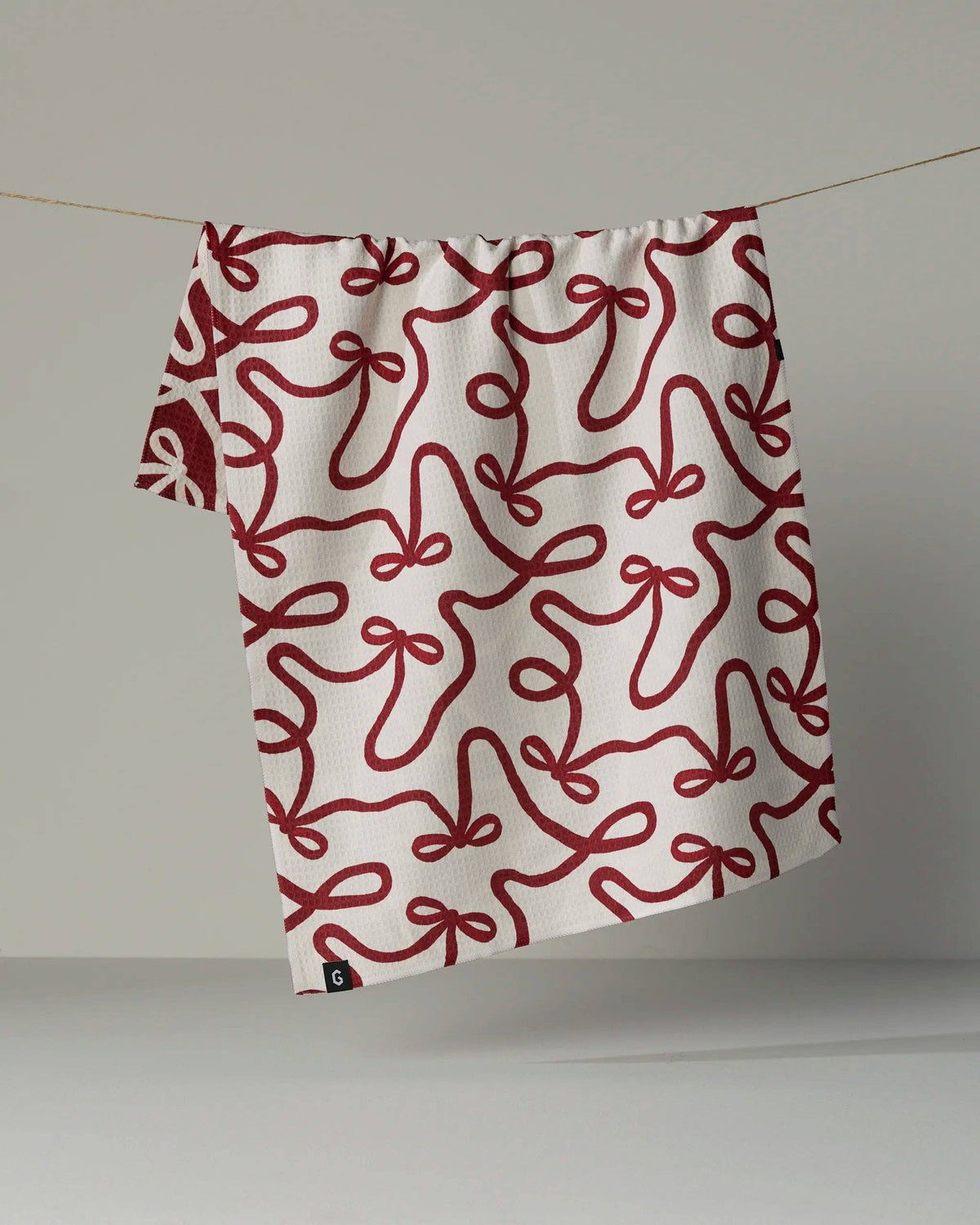Geometry - Holiday Bows Luxe Kitchen Towel - Holiday 2026