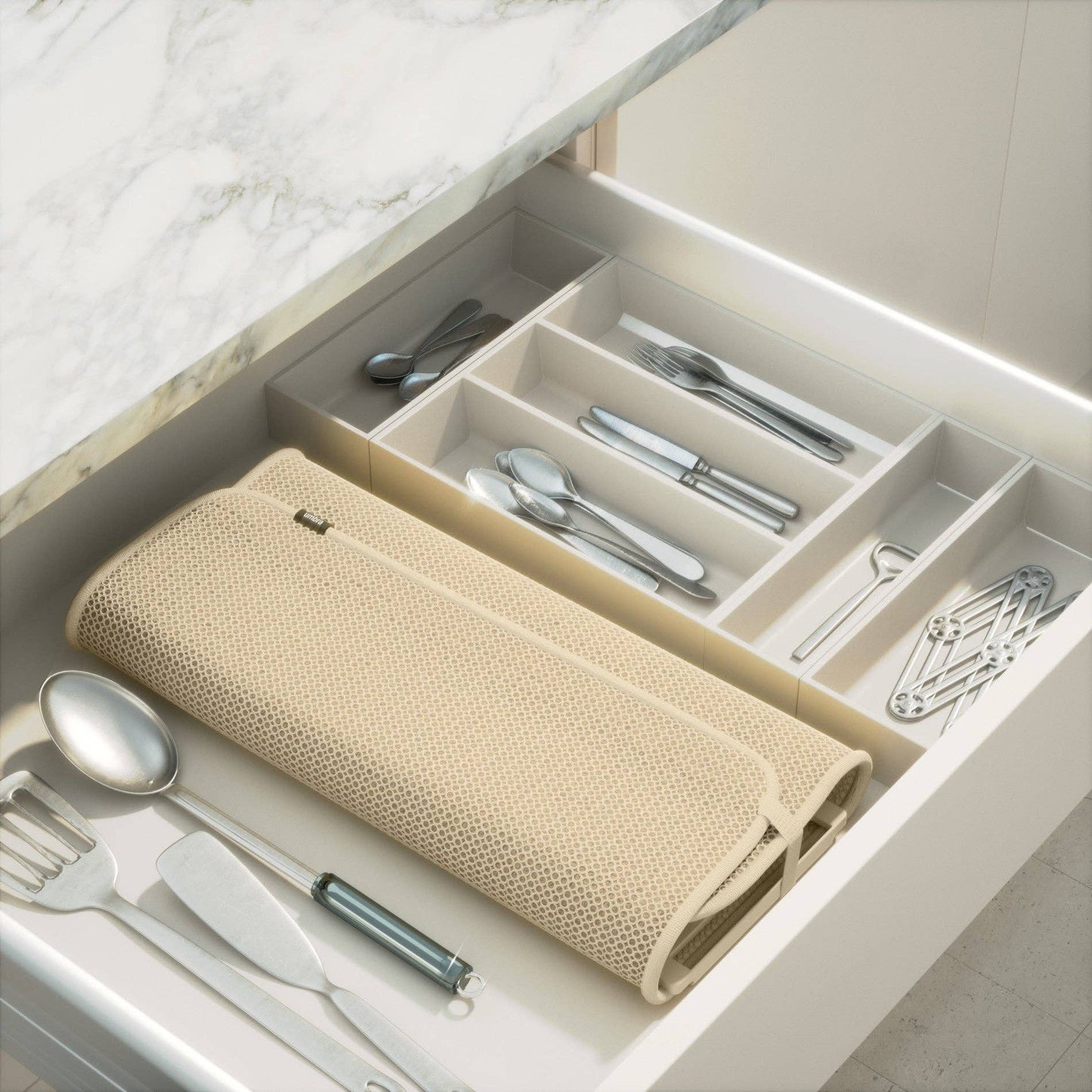 UDry Dish Rack with Drying Mat