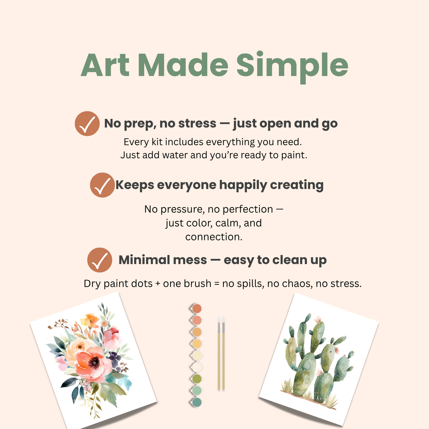 Breathe People All-In-One Watercolor Paint Set - Desert Bloom