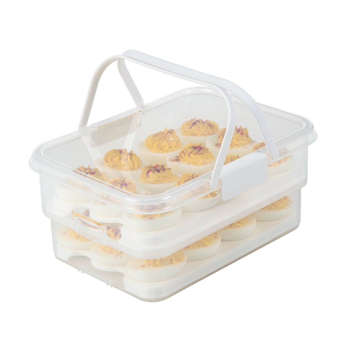 HIC - Harold Import Co. - Progressive Collapsible Deviled Egg Carrier, Holds 24 Eggs