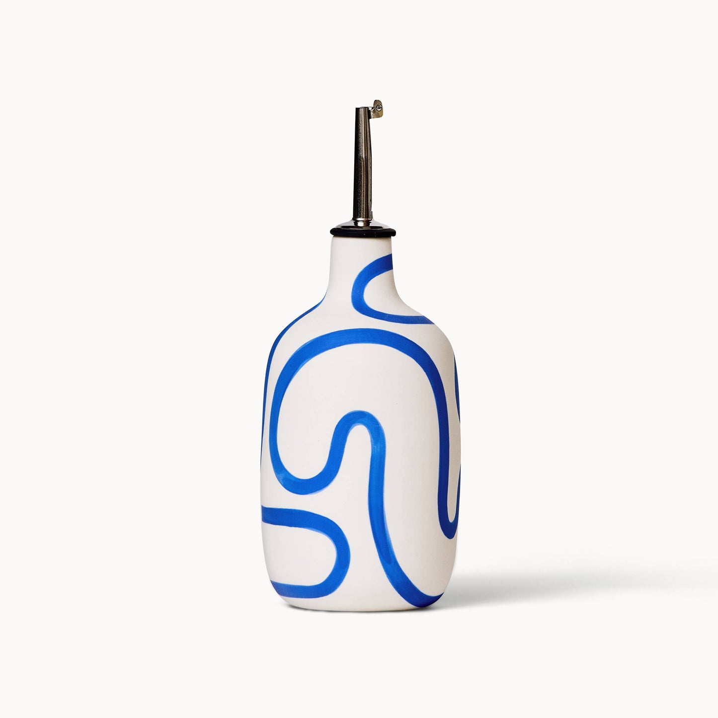 Franca - Oil / Vinegar Cruets - Cobalt Outline