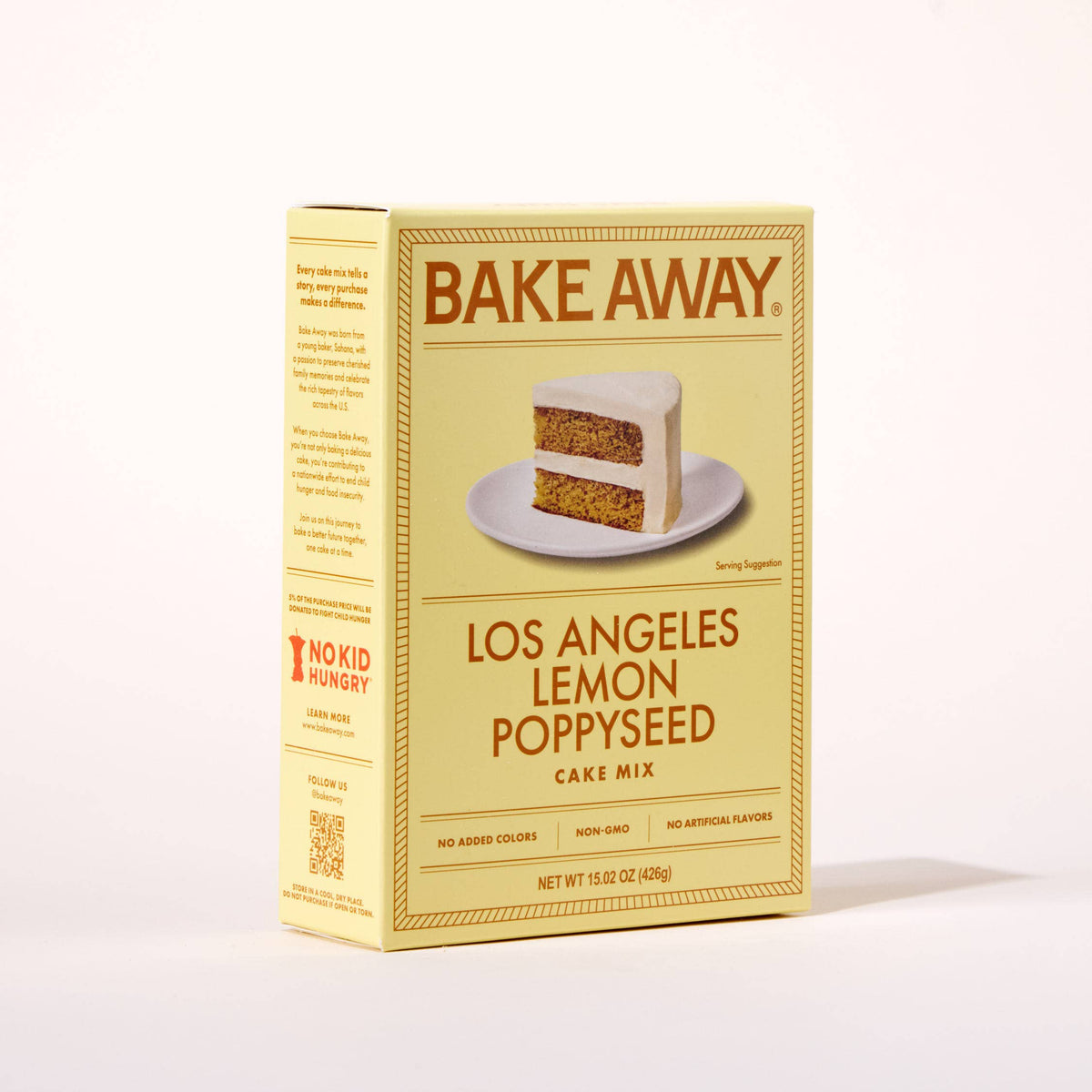 BAKE AWAY - LA Lemon Poppyseed Cake Mix | (1) Case = (8) ind. boxes