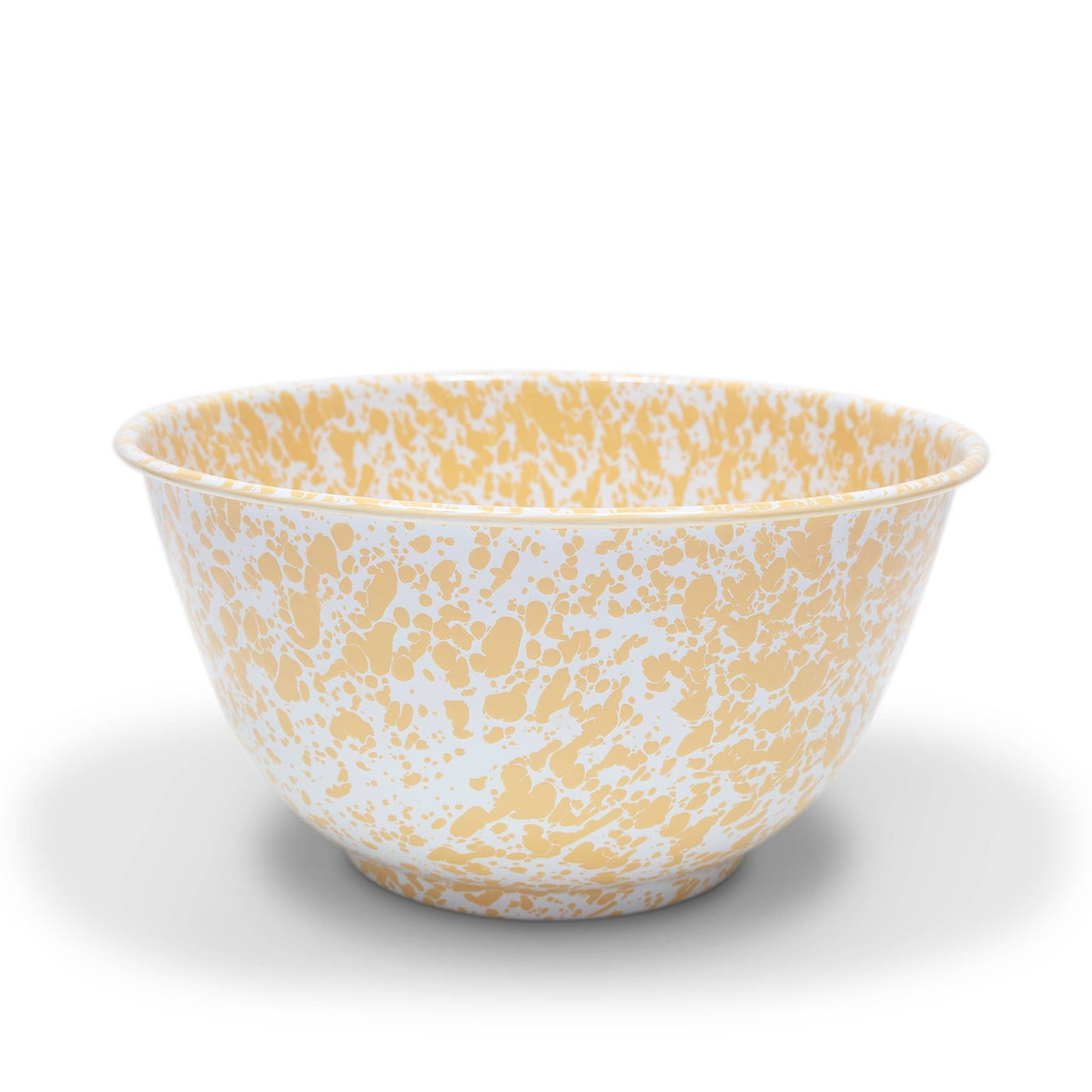 Crow Canyon Home Splatter Enamelware Large Salad Bowl