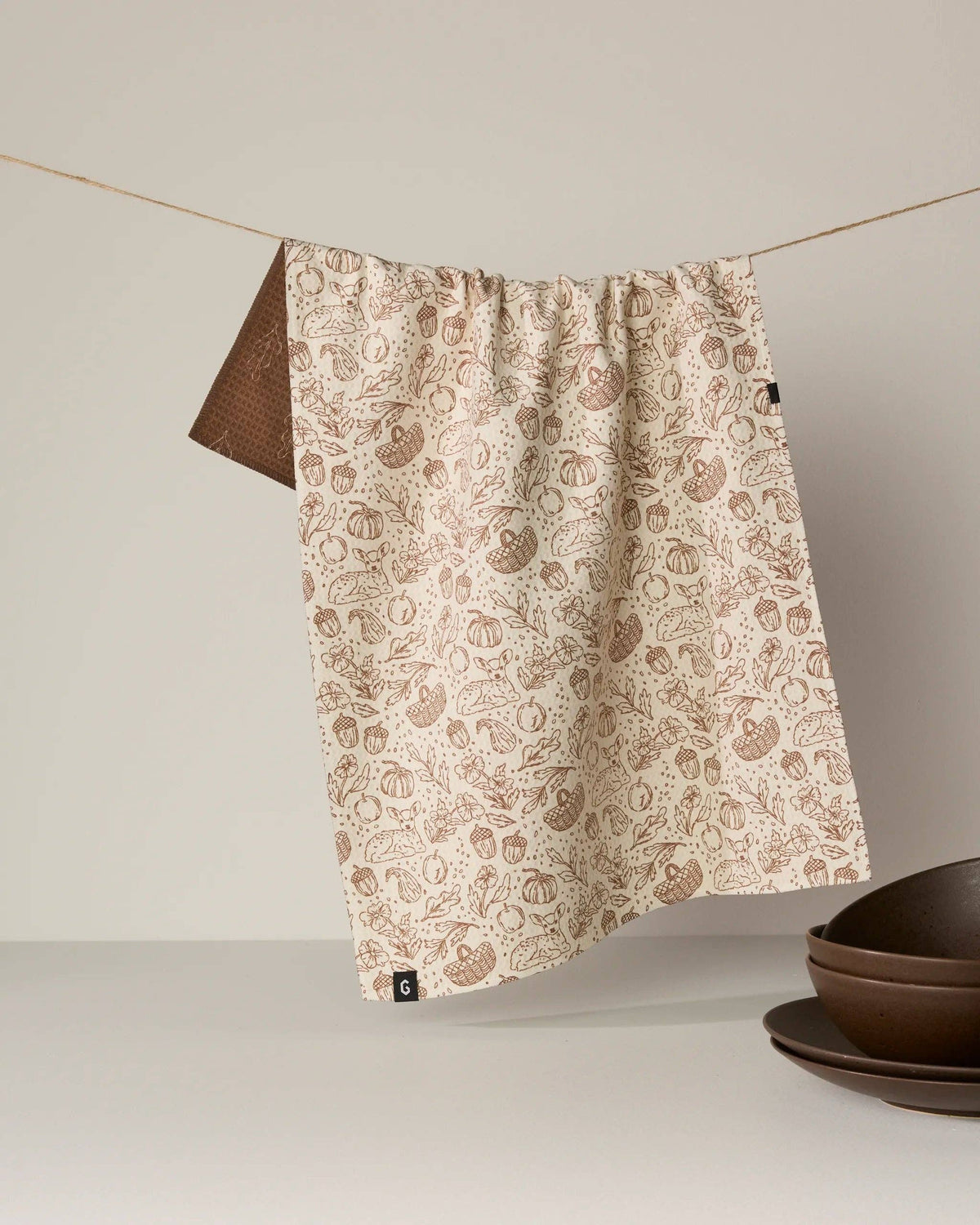 Geometry - Cozy Flora Luxe Kitchen Towel