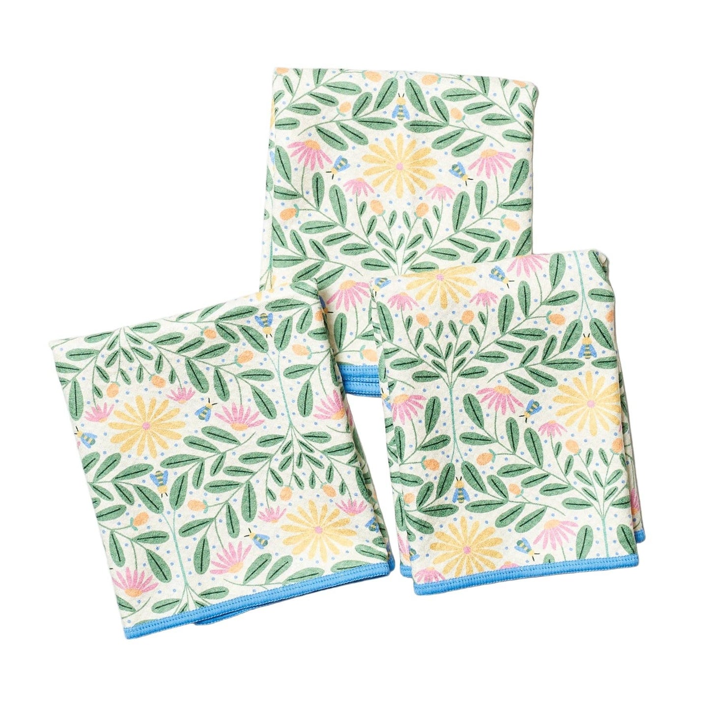 Once Again Home Co. - Mighty Mini Towel (Set of 3) Reversible - RJW All a Buzz