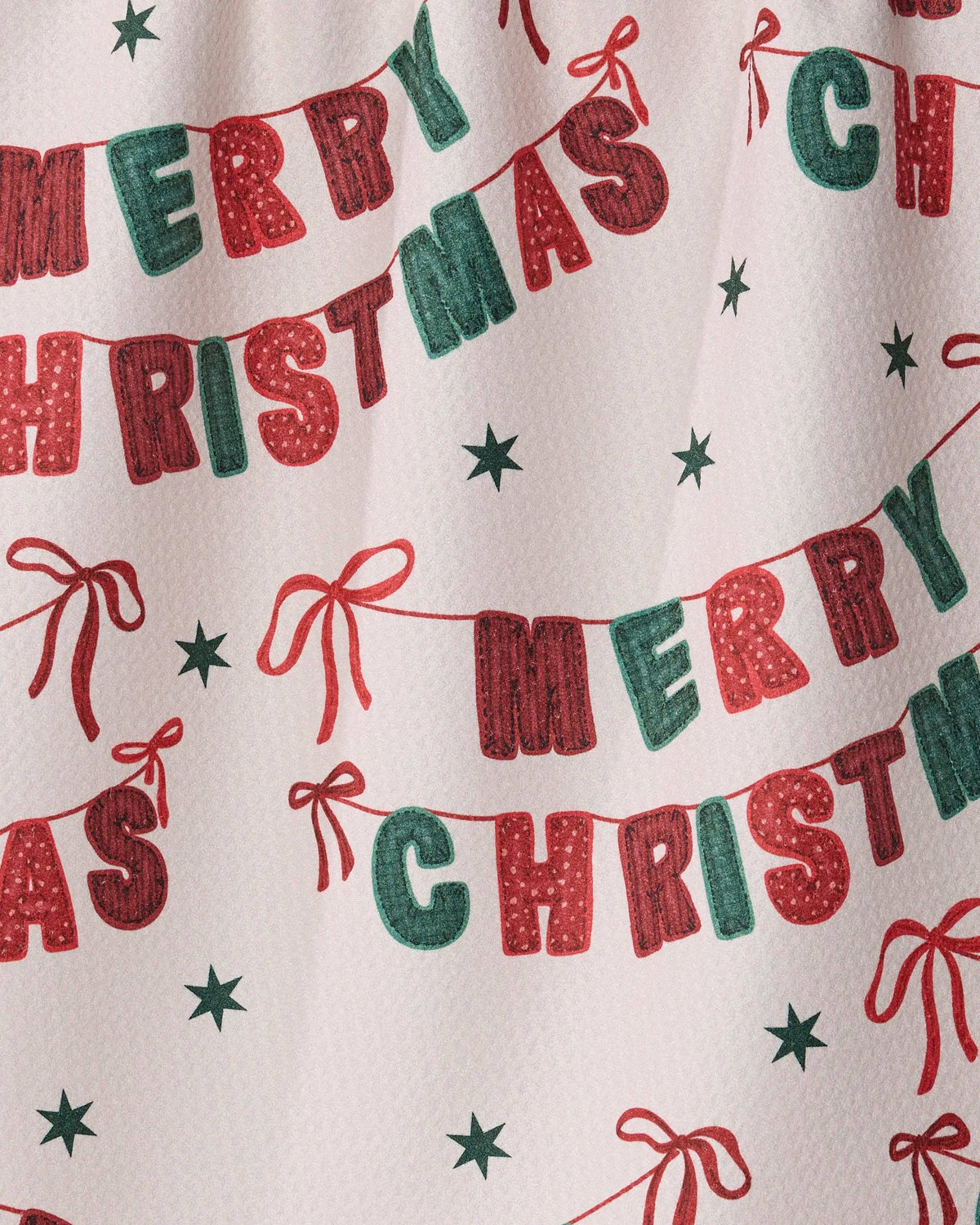 Geometry - Christmas Banner Tea Towel
