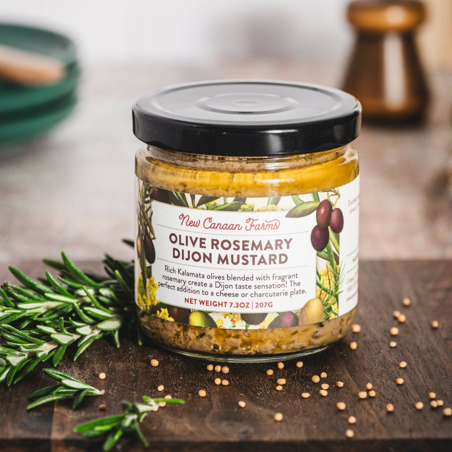 New Canaan Farms Olive Rosemary Dijon Mustard