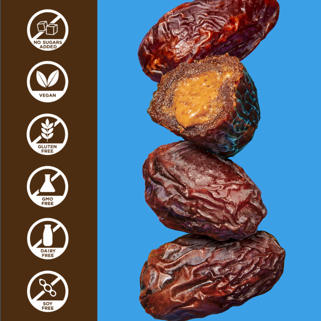 realsy - Peanut Butter Filled Medjool Date Snack Packs - 10 unit/case
