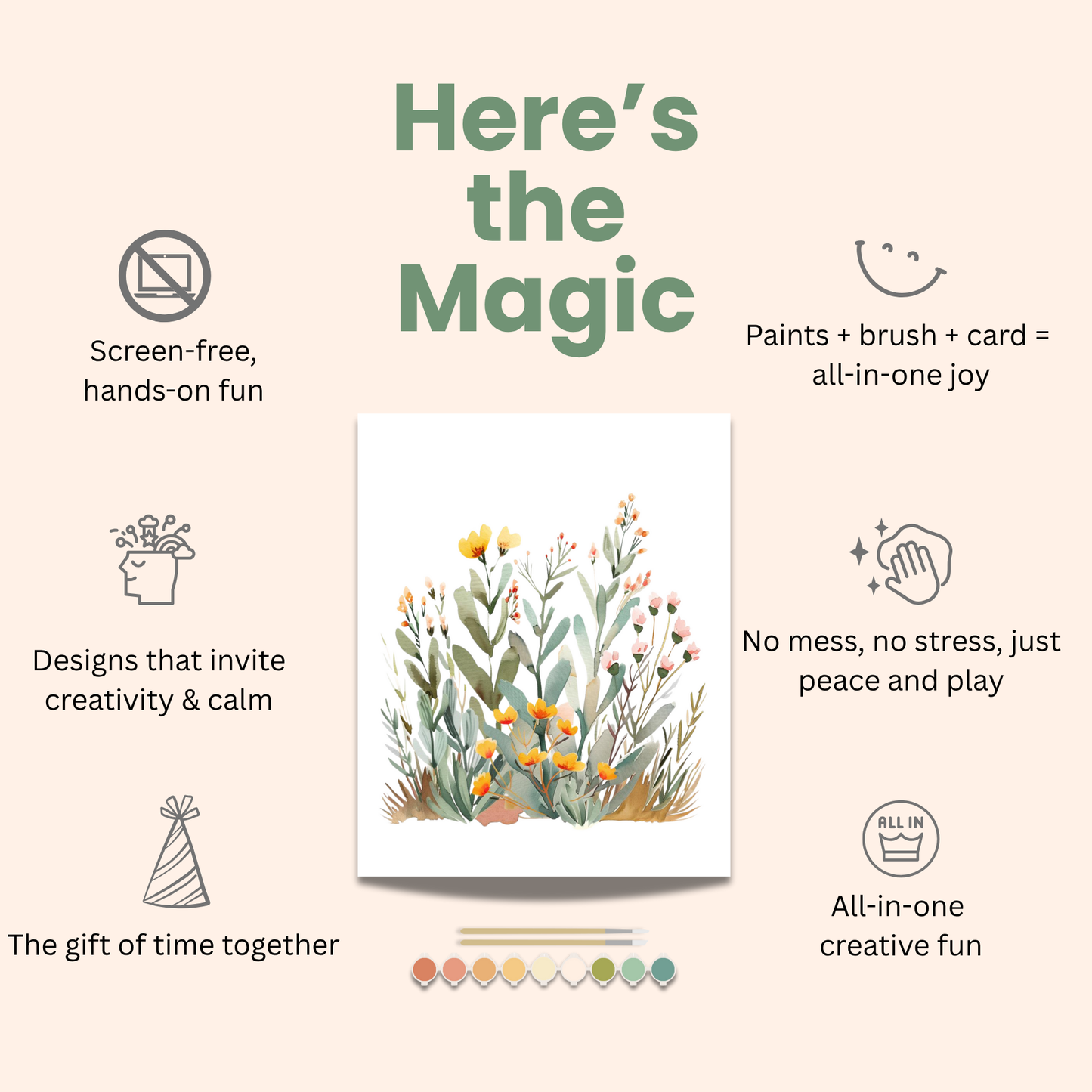 Breathe People All-In-One Watercolor Paint Set - Desert Bloom
