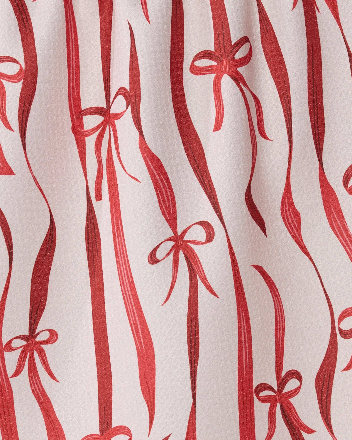 Geometry - Falling Ribbon Tea Towel - Holiday 2026