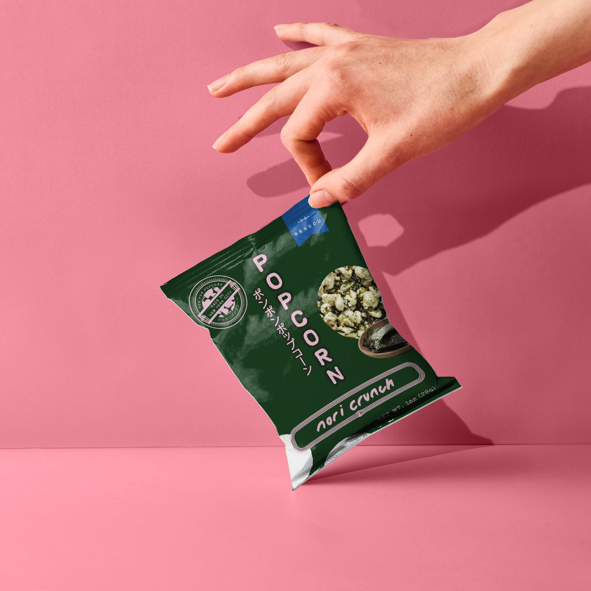 Pom Pom Popcorn by Bessou - Popcorn, Nori Crunch
