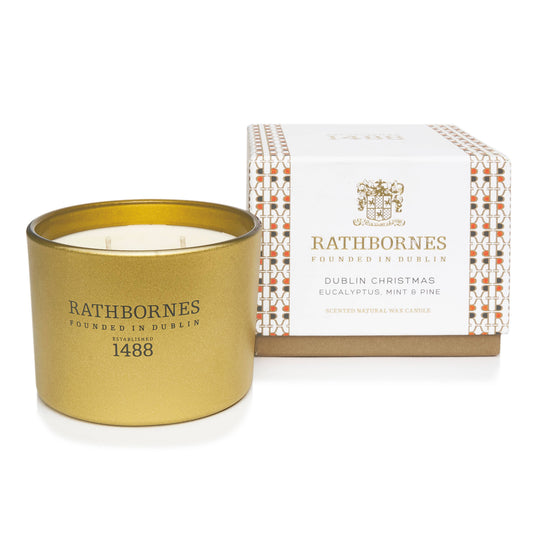 Rathbornes 1488 Dublin Christmas Scented Classic Candle