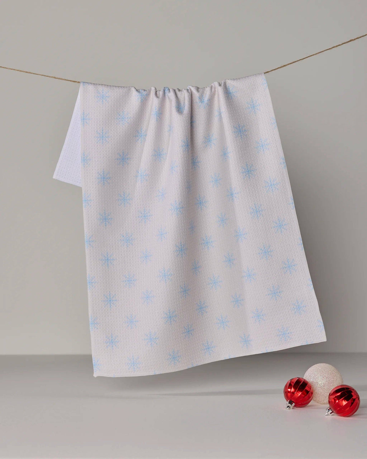 Geometry - Snowy Tea Towel