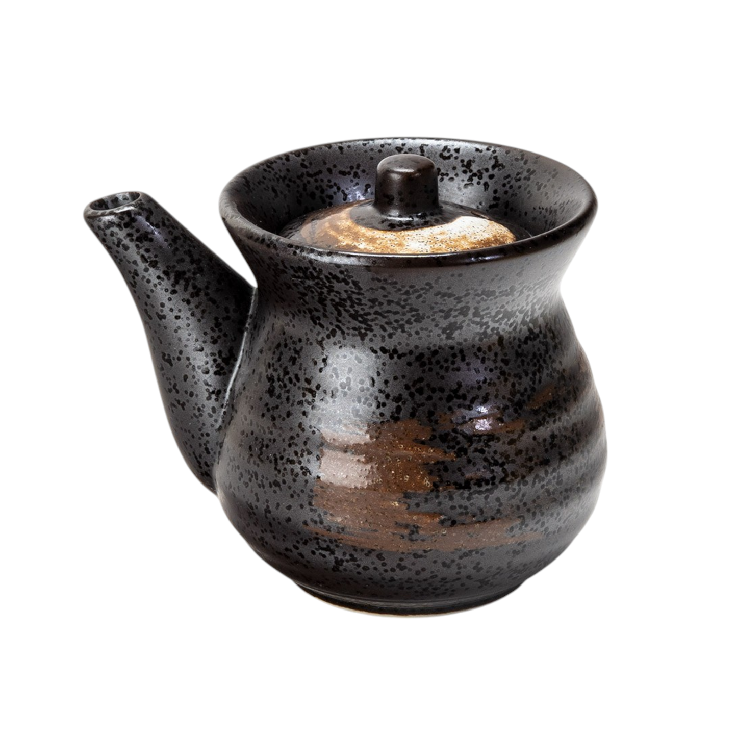 Urban Tokyo - Soy Sauce Dispenser 9 fl oz Bottle Reactive Glazed Black Brown Design JP (1/60)