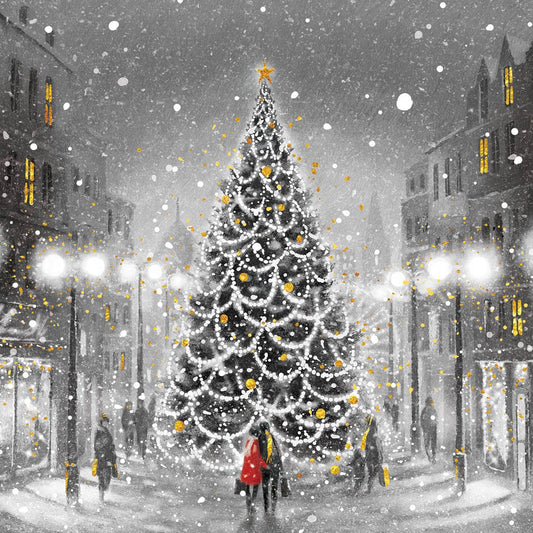 La Fete de Noel Beverage Napkin