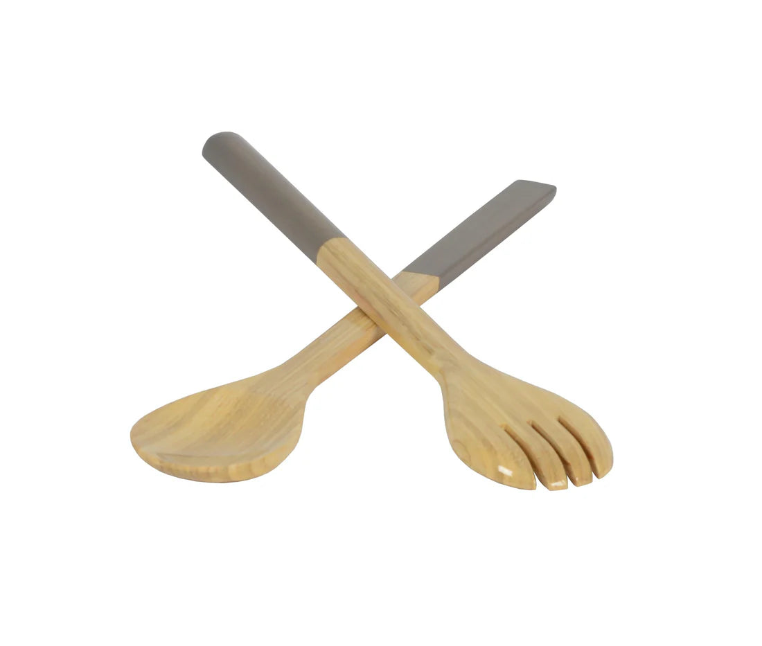Large Bamboo Salad Servers