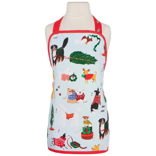 Kid’s Apron Holiday Hounds