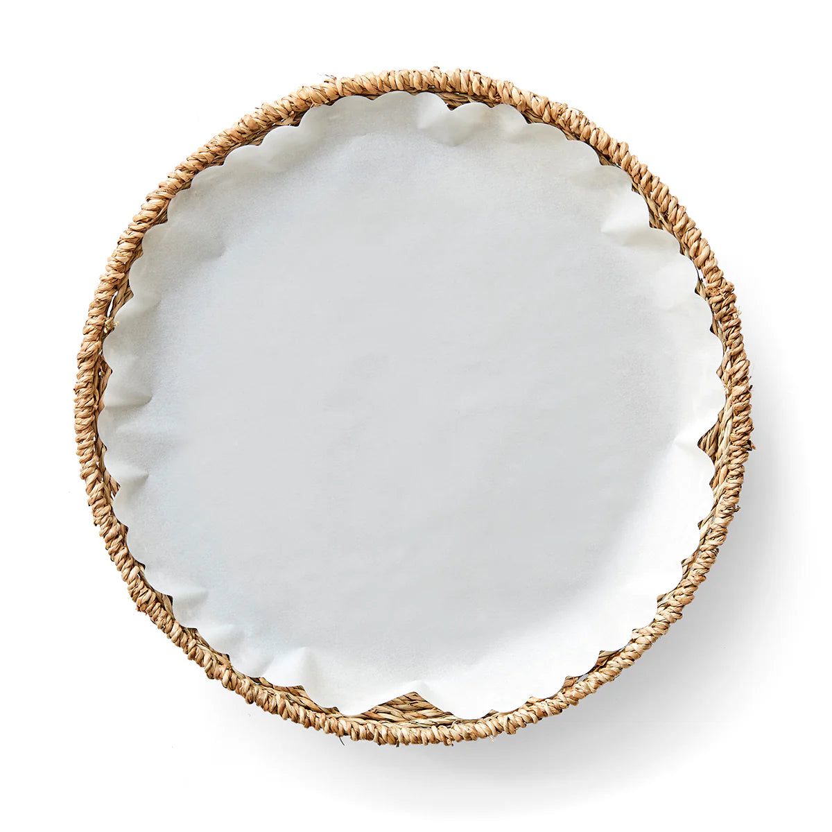 Plate & Pattern Handwoven Seagrass Plates, Set of 4