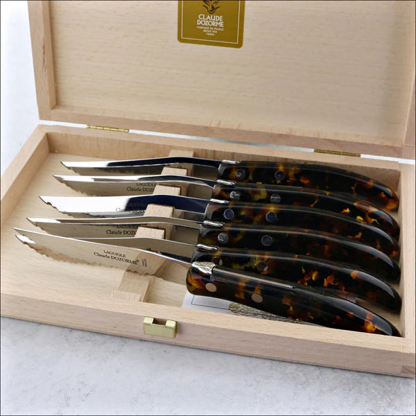 Claude Dozorme Belingot Steak Knives - Box of 6