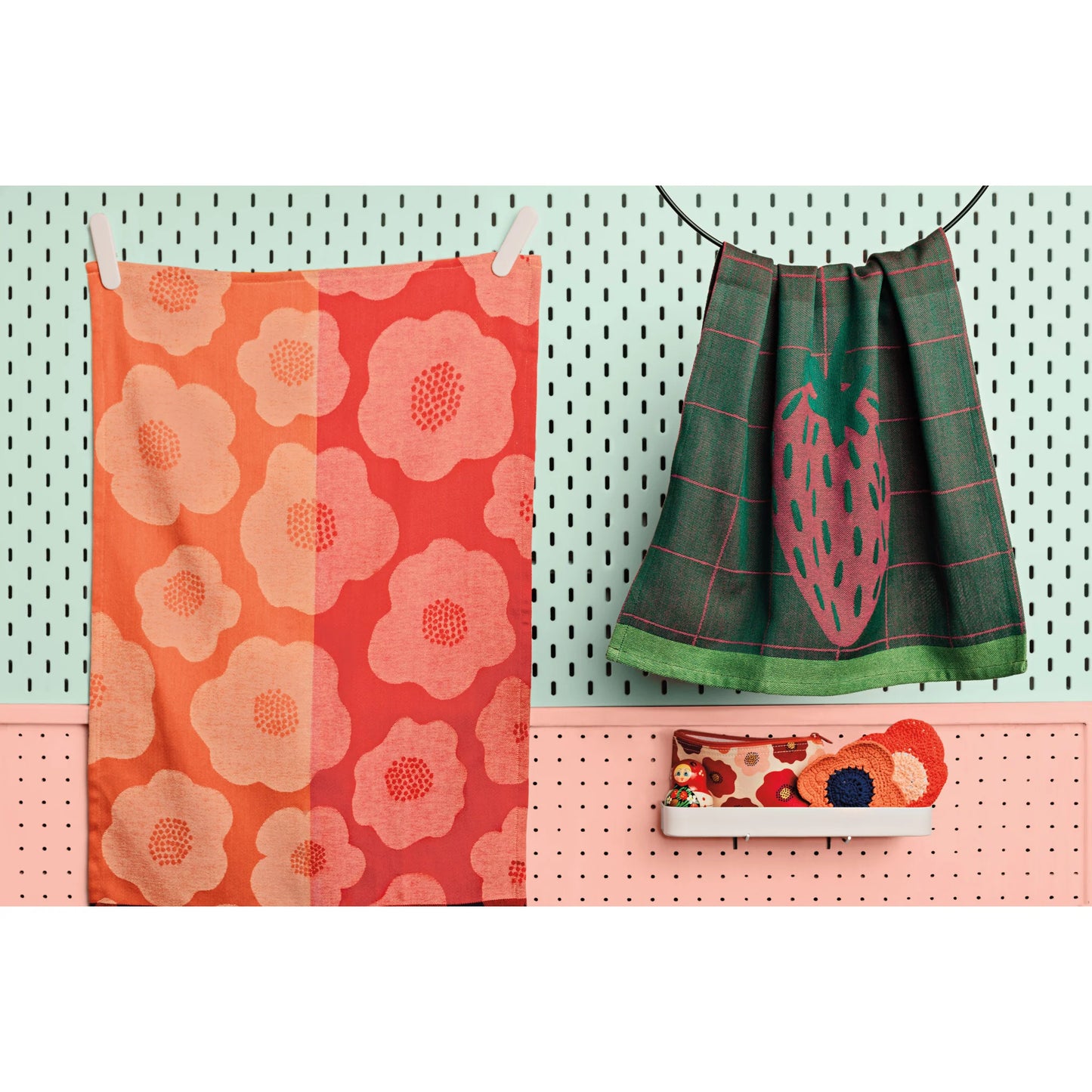 Poppy Jacquard Dishtowel