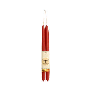Big Dipper Wax Works Pure Beeswax Taper Candles, Standard, 12"